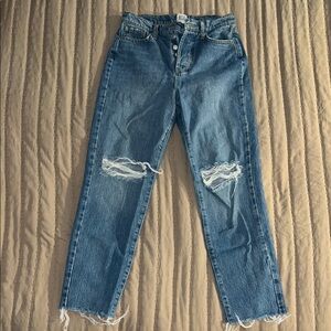 BDG Blue Straight Leg Jeans